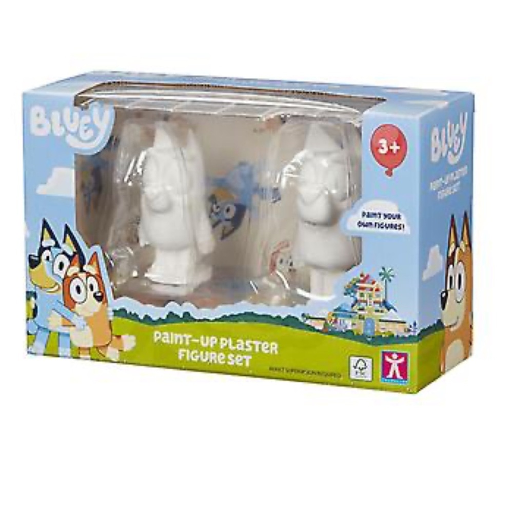 Bluey & Bingo Paint-Up Plaster Figure set - Picture 5 of 5